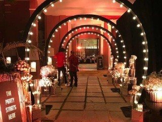 Illuminated Arch Tunnel - Jaipur Event Management